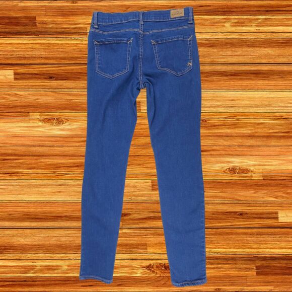 Jordache Jeans Girls 14 Slim Blue Denim Western Super Skinny Medium Wash Pants - Picture 2 of 13